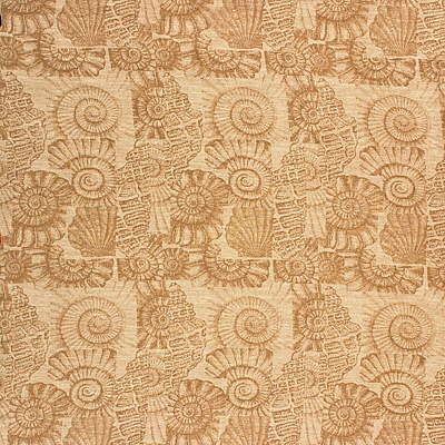 Fired Earth Fabrics - Fossil Montage - Beige