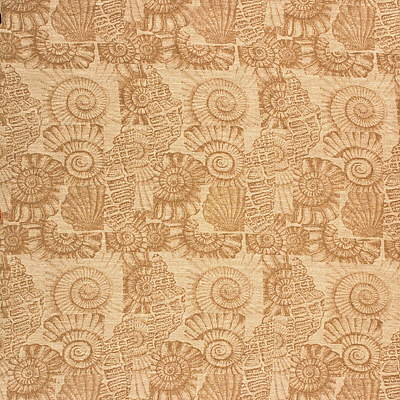 Fired Earth Fabrics - Fossil Montage - Beige