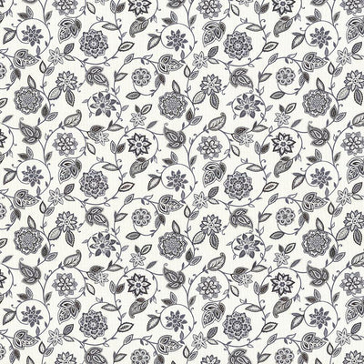 KASMIR FABRICS-FOX MEADOW - LICORICE
