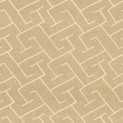 KASMIR FABRICS-FRETTE - STONE