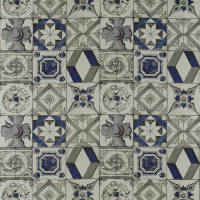GASTON Y DANIELA FABRICS - TRASTEVERE - AZUL/GRIS