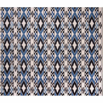 GASTON Y DANIELA FABRICS - QUEEN - AZUL/BLACK