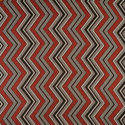 GASTON Y DANIELA FABRICS - ZIG ZAG - ROJO