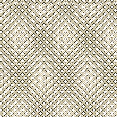 GASTON Y DANIELA FABRICS - TRELLIS - BEIGE/NEGRO
