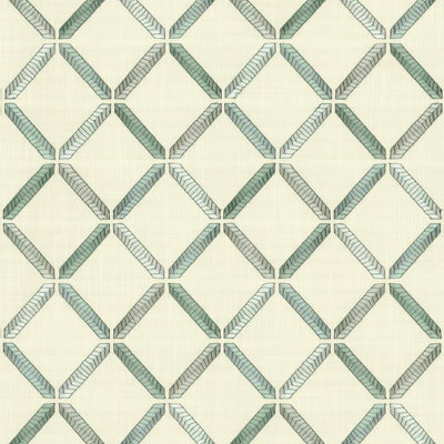 KASMIR FABRICS-GEO RIBBON - MERMAID