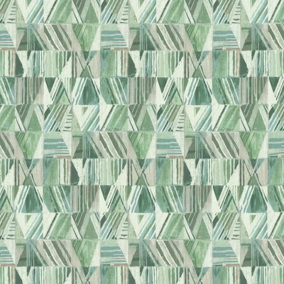 KASMIR FABRICS-GEOMETRIC - MENTHE
