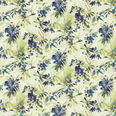 KASMIR FABRICS-GRACEFUL BLOOM - BLUE