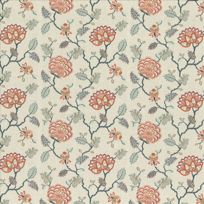KASMIR FABRICS-GRAND BOUQUET - SORBET