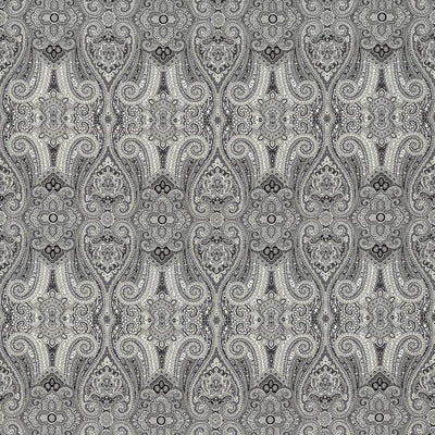 KASMIR FABRICS-GRAND PAISLEY - LICORICE