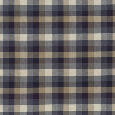 KASMIR FABRICS-GRIMALDI CHECK - SANDSTONE