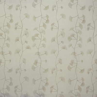 GROUNDWORKS FABRICS - FANS - WHITE/TAUPE