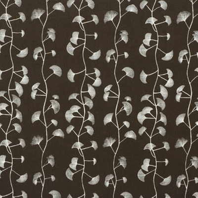 GROUNDWORKS FABRICS - FANS - CHOCO/CREAM