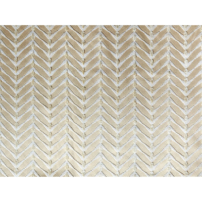 GROUNDWORKS FABRICS - ZEBRANO - BEIGE/SNOW