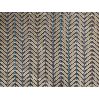 GROUNDWORKS FABRICS - ZEBRANO - BEIGE/AQUA