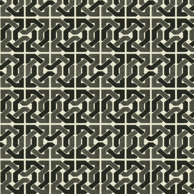 GROUNDWORKS FABRICS - CLIFFONEY - BLACK/GREY