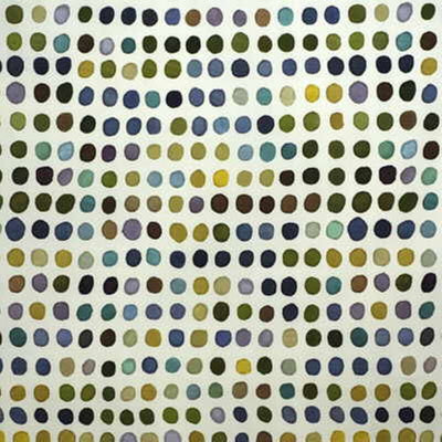 GROUNDWORKS FABRICS - TWISTER PRINT - BLUE/LEAF