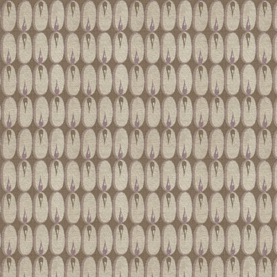 GROUNDWORKS FABRICS - OVAL FLAME - LILAC