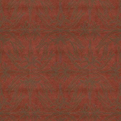 GROUNDWORKS FABRICS - LILY BRANCH - RED