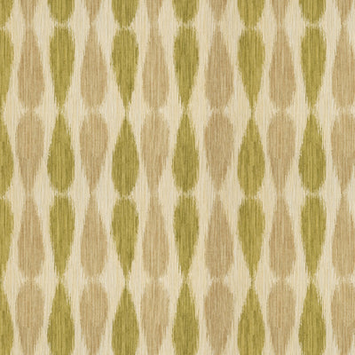 GROUNDWORKS FABRICS - IKAT DROPS - LIME