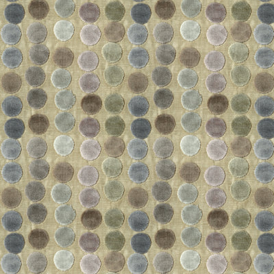 GROUNDWORKS FABRICS - AVERY DOTS - MAUVE/TAUPE