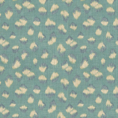 GROUNDWORKS FABRICS - FELINE - LAKE/SLATE