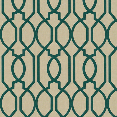 GROUNDWORKS FABRICS - GAZEBO - TEAL