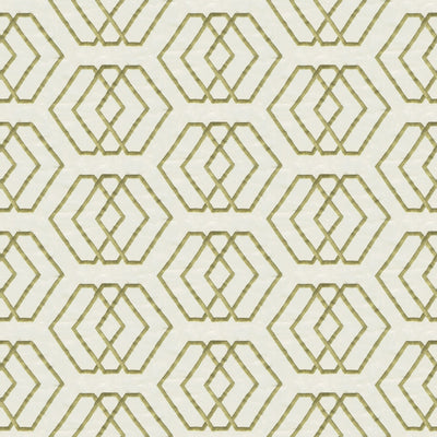 GROUNDWORKS FABRICS - KYOTO SHRINE - IVORY/LIME