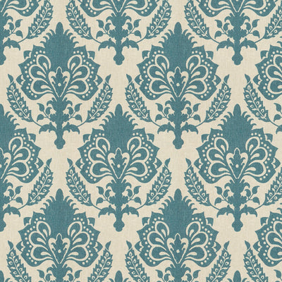 GROUNDWORKS FABRICS - MALATESTA - TEAL