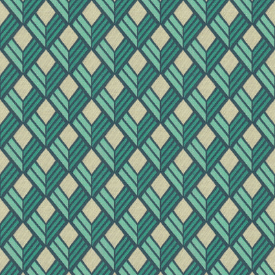 GROUNDWORKS FABRICS - NEW GRILLE - BLUE/NAVY