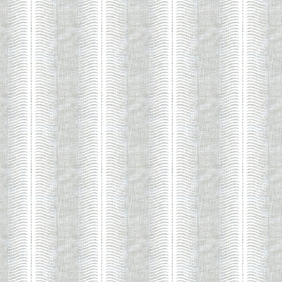 GROUNDWORKS FABRICS - STRIPES - WHITE VOILE