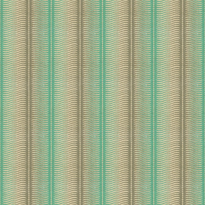 GROUNDWORKS FABRICS - STRIPES - AQUA