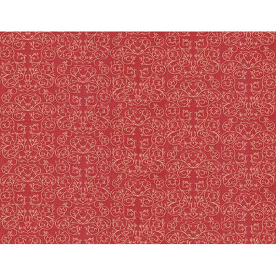 GROUNDWORKS FABRICS - GARDEN REVERSE - CERISE