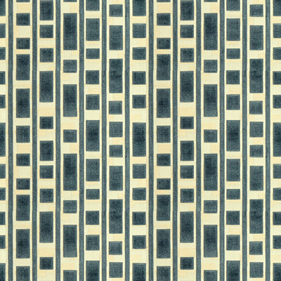 GROUNDWORKS FABRICS - RESOLUTION - BLUE