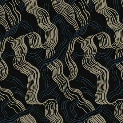 GROUNDWORKS FABRICS - JUBILEE EMB - ONYX