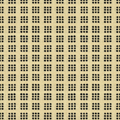 GROUNDWORKS FABRICS - PARADOX - ALABASTER/BLK