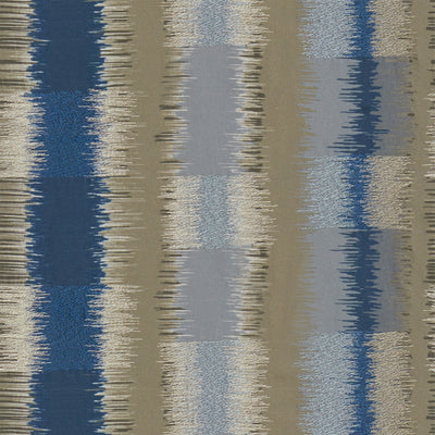 GROUNDWORKS FABRICS - DENDRITE EMB - BLUE/GEODE
