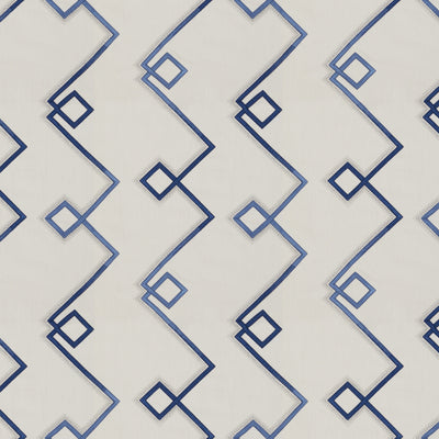 GROUNDWORKS FABRICS - PRISM EMB - BLUE