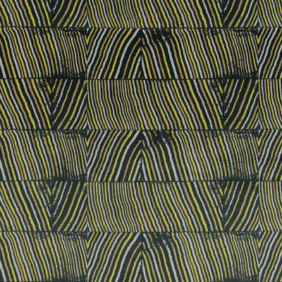 GROUNDWORKS FABRICS - POST VELVET - CHARTREUSE