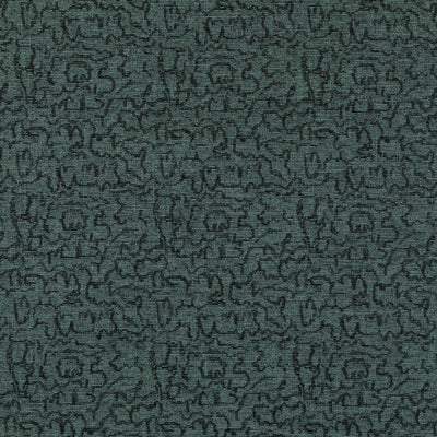 GROUNDWORKS FABRICS - CRESCENDO - LAGOON/EBONY