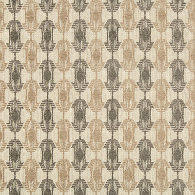 GROUNDWORKS FABRICS - QUARTZ WEAVE - NATURAL METAL