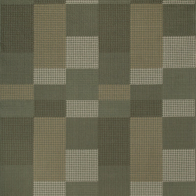 GROUNDWORKS FABRICS - GRIDLOCK - HUNTER