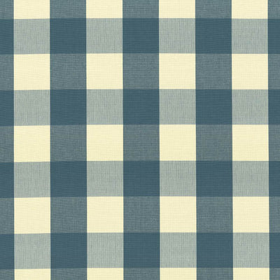 KASMIR FABRICS-HAMPTON CHECK - TEAL