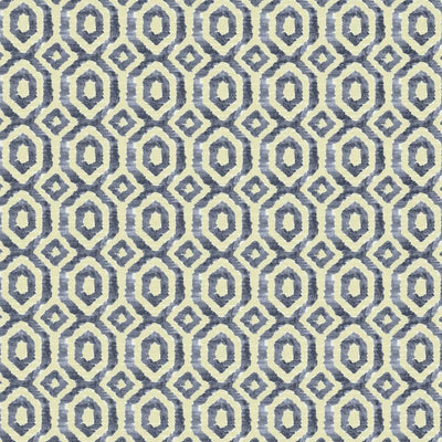 KASMIR FABRICS-HANAI - INDIGO