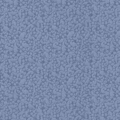 KASMIR FABRICS-HIDDEN GARDEN - BLUEJAY