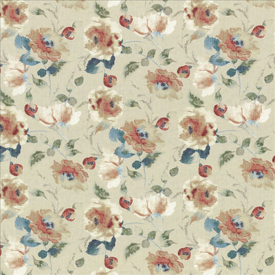KASMIR FABRICS-HIGHGROVE FLORAL - ANTIQUE ROSE