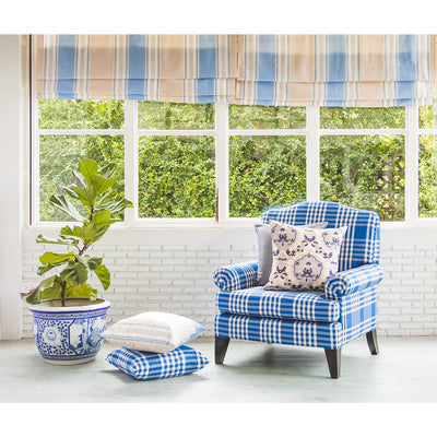 Brunschwig & Fils Fabrics, a selection of fabrics such as velvet, damask, cotton, silk, linen and sheers.
