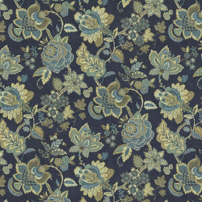 KASMIR FABRICS-KATES GARDEN - INDIGO