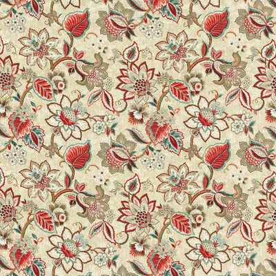 KASMIR FABRICS-KAVALI - STRAWBERRY