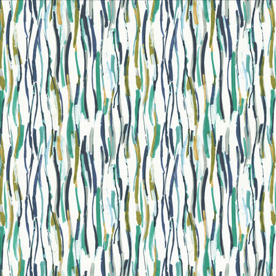 KASMIR FABRICS-KINLEY STRIPE - MARINE