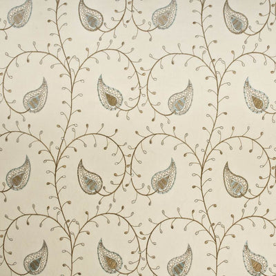 KASMIR FABRICS-KUMARU VINE - MINERAL